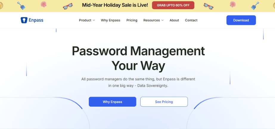 Password management tools - enpass