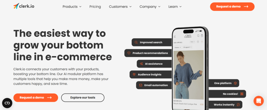 AI Tools for E-commerce: – Clerk.io
