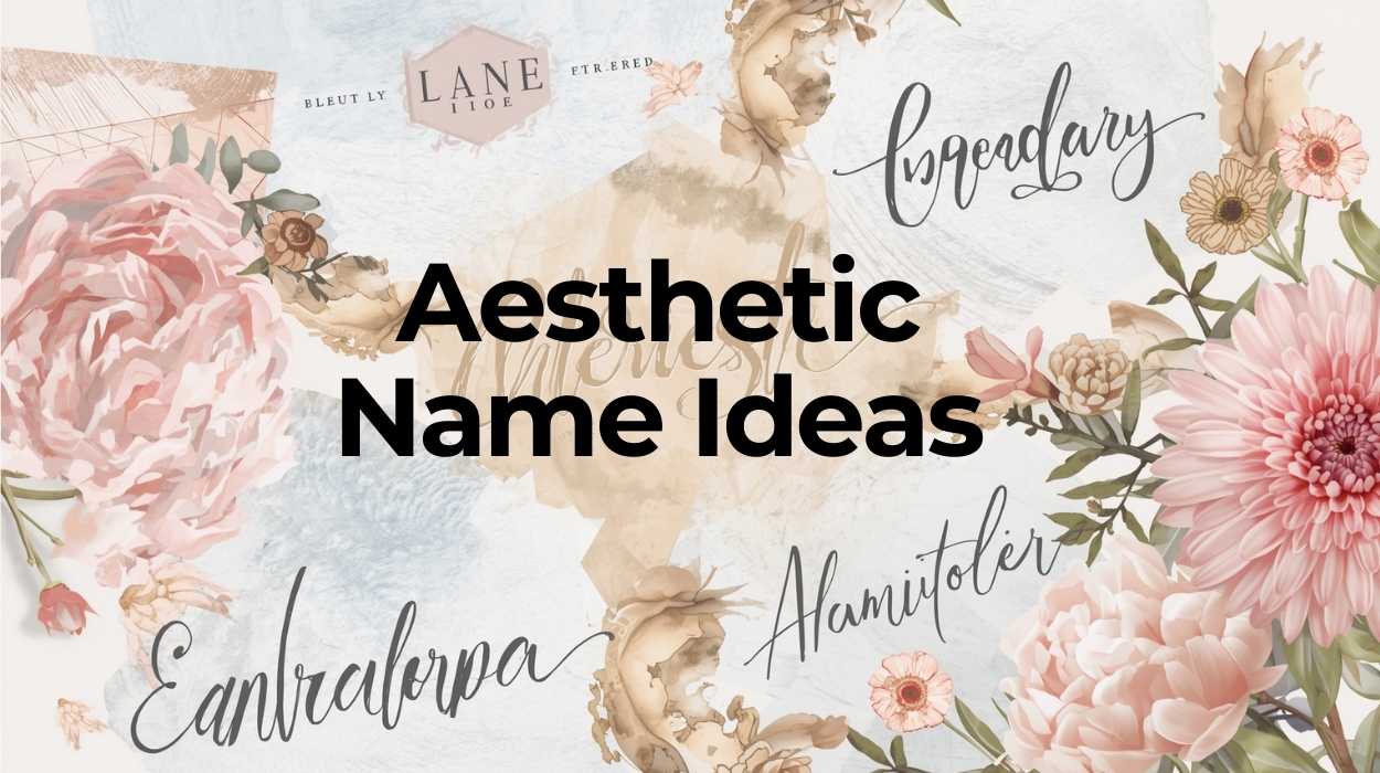 Aesthetic Name Ideas