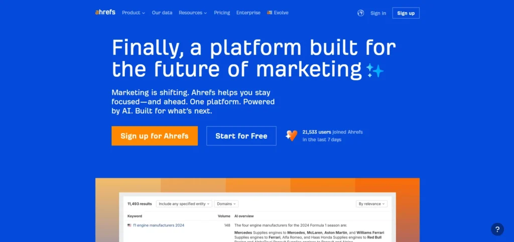 Backlink Monitoring Tool - Ahrefs