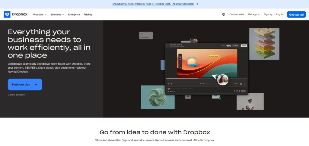 Business Cloud Storage and File Sharing Provider - Dropbox Business
