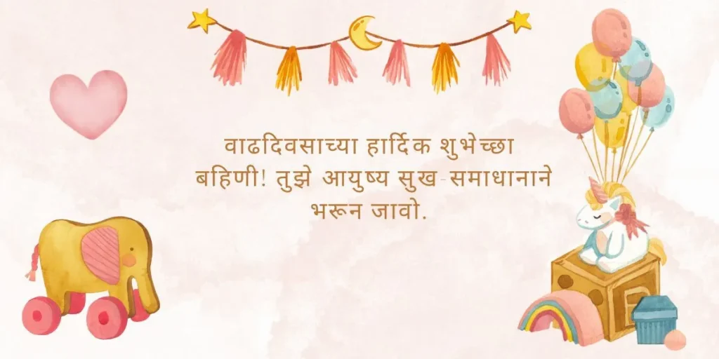 Happy Birthday Wishes in Marathi for Other Family Members
