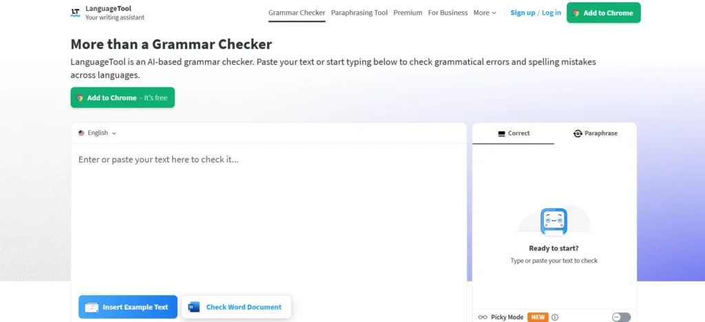 Grammer checker - LanguageTool