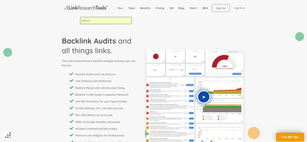 Backlink Monitoring Tool - LinkResearchTools (LRT)