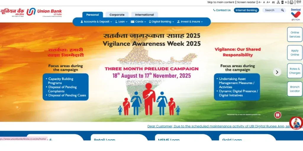 Govt Bank in India - Union Bank of India