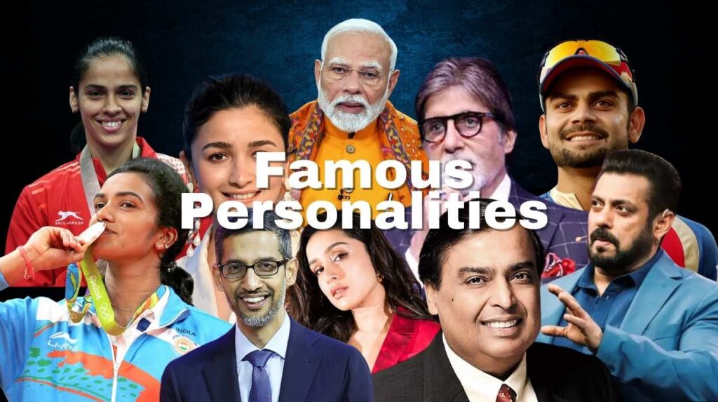 famous personalities of india​