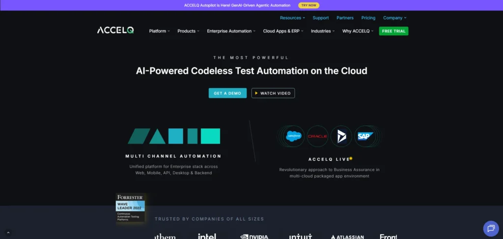 Automation Testing Tool - ACCELQ
