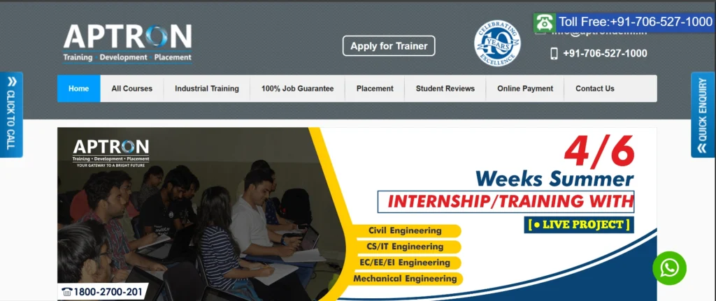 AI Courses in Delhi: APTRON Delhi