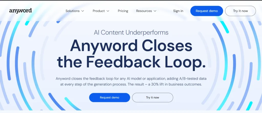 Anyword - AI letter writting tool