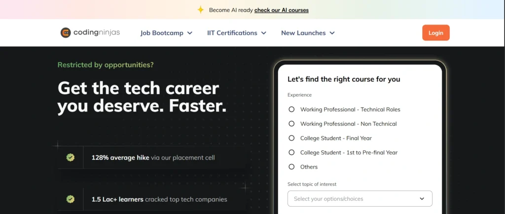 AI Courses in Delhi: Coding Ninjas Delhi