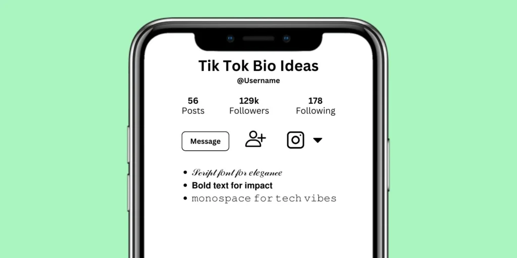 TikTok Bio Ideas