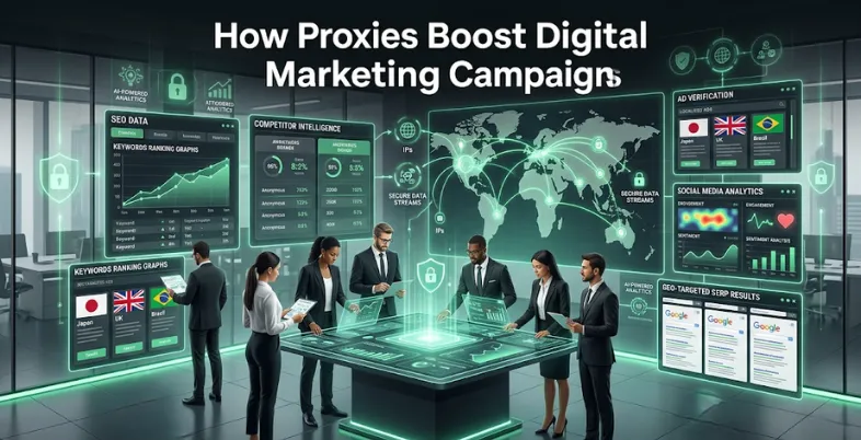How Proxies Boost Digital Marketing Campaigns