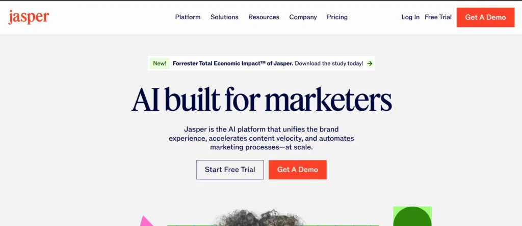 Jasper.ai - AI letter writting tool