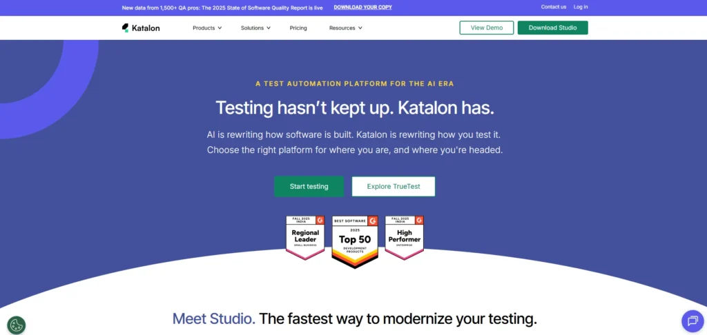 Automation Testing Tool - Katalon Platform