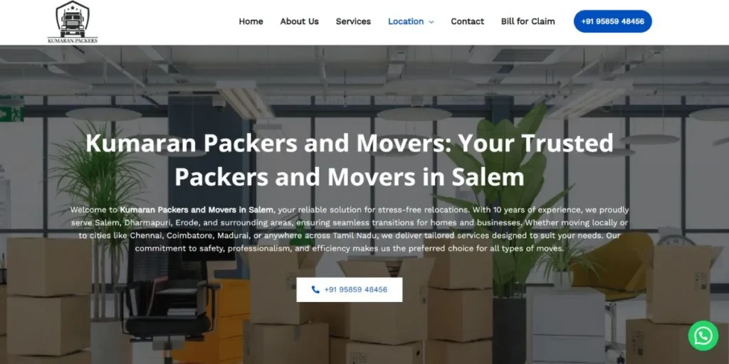Packers and Movers in Salem