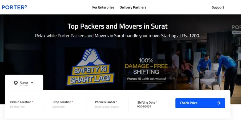 Packers and Movers in Surat