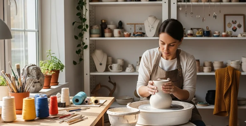 Handmade Crafts Business-Part-Time Business Ideas