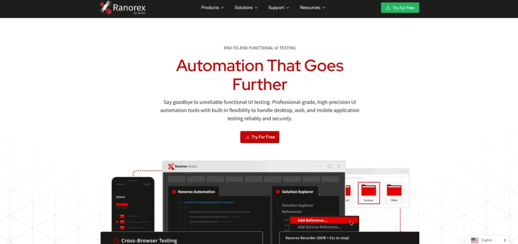 Automation Testing Tool - Ranorex
