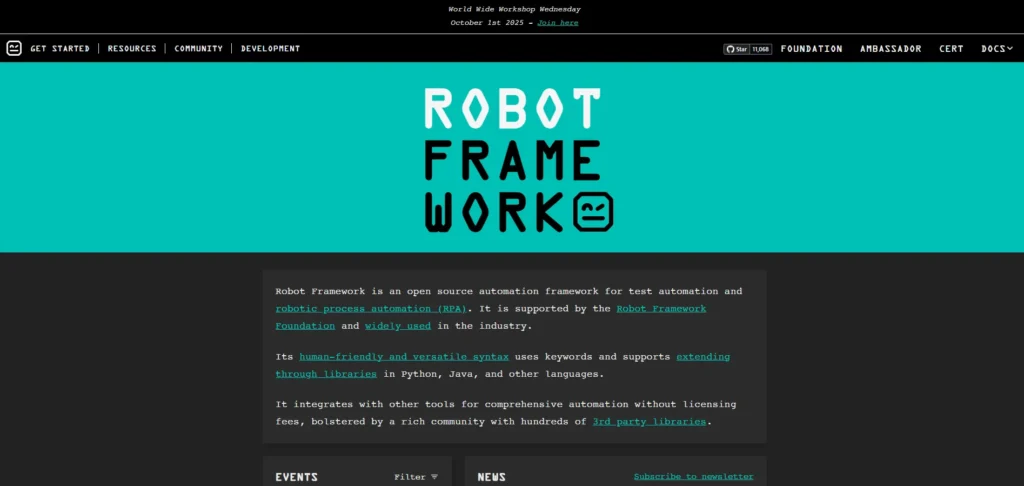 Automation Testing Tool - Robot Framework