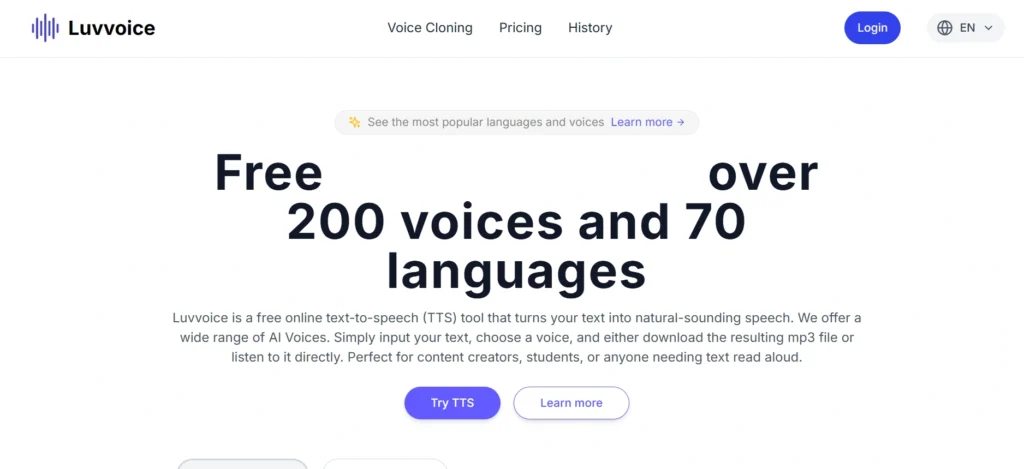 Best AI Voice Generators in Hindi: LuvVoice