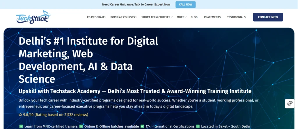 AI Courses in Delhi: Techstack Academy