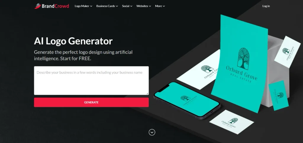 BrandCrowd - AI Tool for Branding and Visual Identity