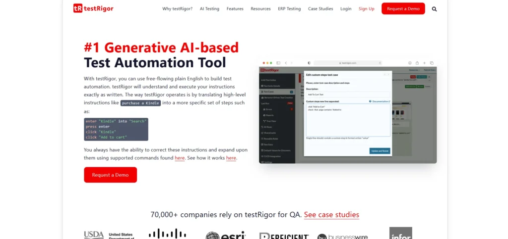 Automation Testing Tool - testRigor