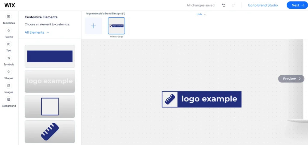 wix customization interface