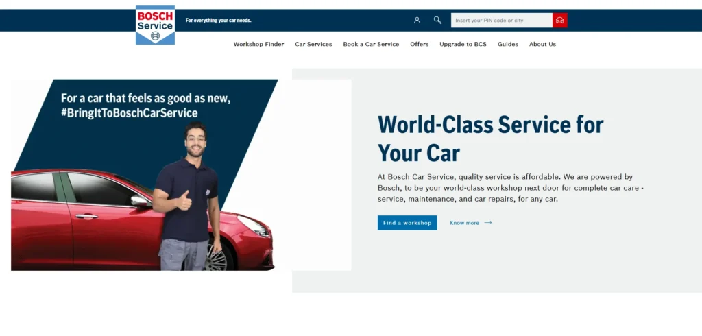 Bosch Car Service-Automotive Franchises to Consider in India