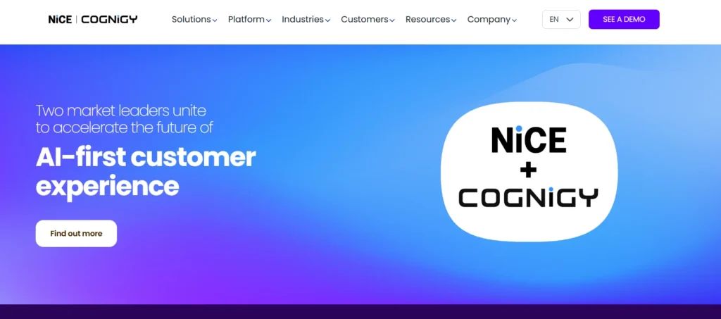Tool For Voice Enabled Support - Cognigy