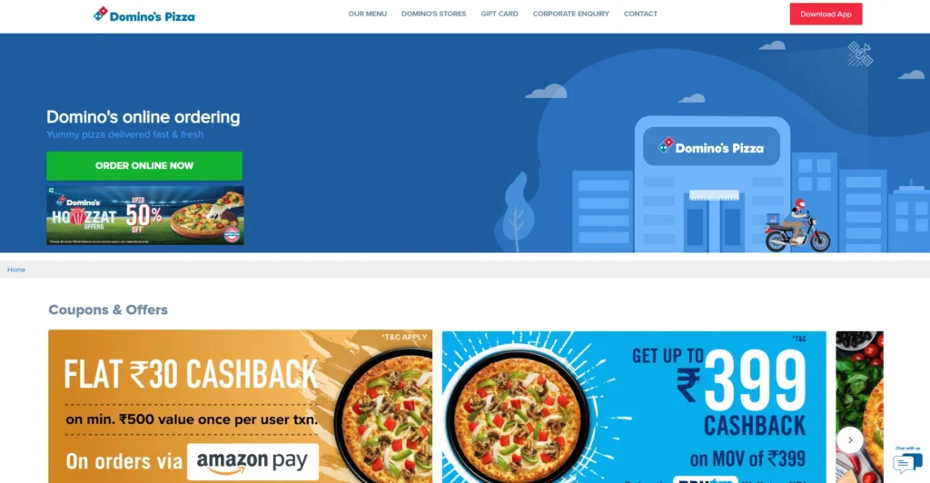 Fast Food Franchise - Domino’s Pizza