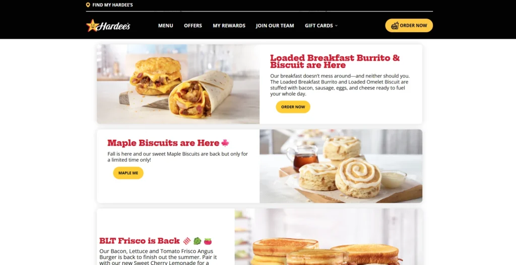 Fast Food Franchise - Hardee’s