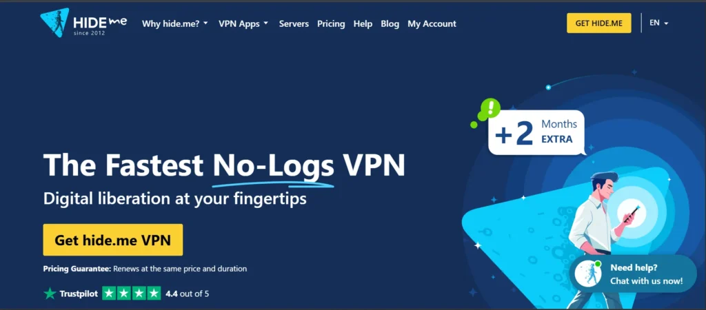 Hide.me - Free VPN for China