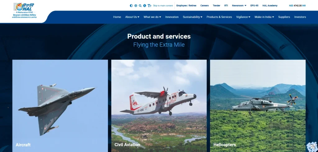 Hindustan Aeronautics Limited (HAL)-Navratna Companies in India
