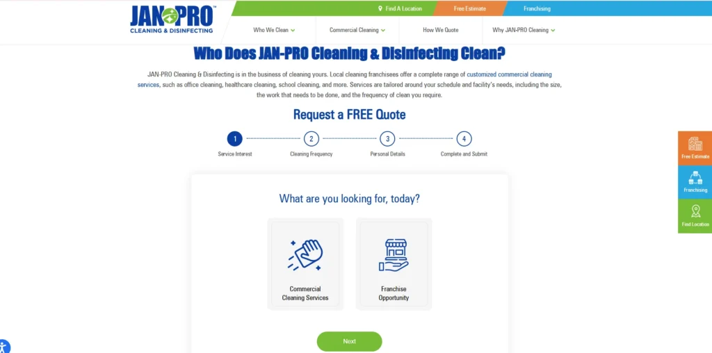 Jan-Pro Cleaning & Disinfecting (Starter Package)-Creative Franchises Under $5000 in the USA