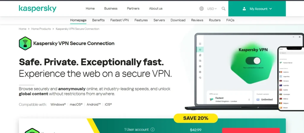 Kaspersky VPN - Free VPN for China