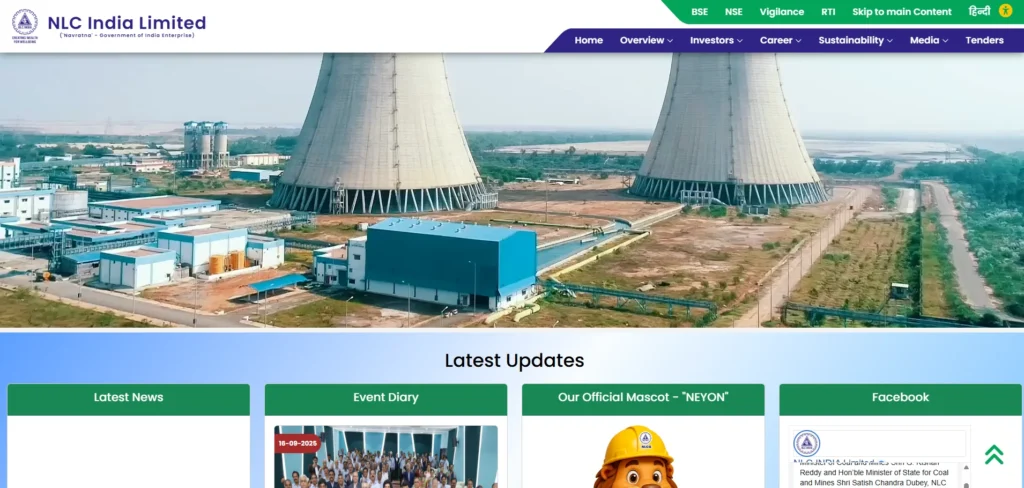 Neyveli Lignite Corporation Limited (NLC India)-Navratna Companies in India