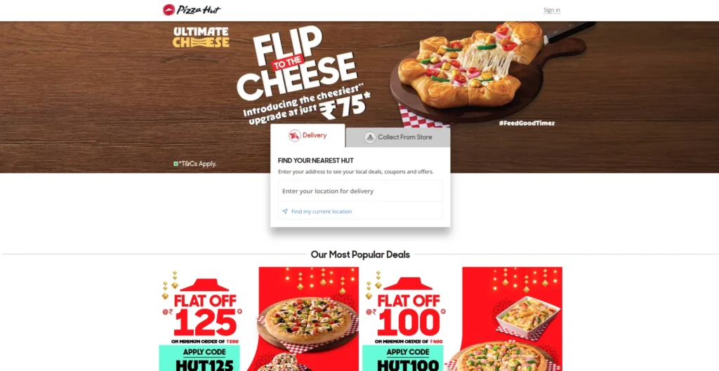 Fast Food Franchise - Pizza Hut