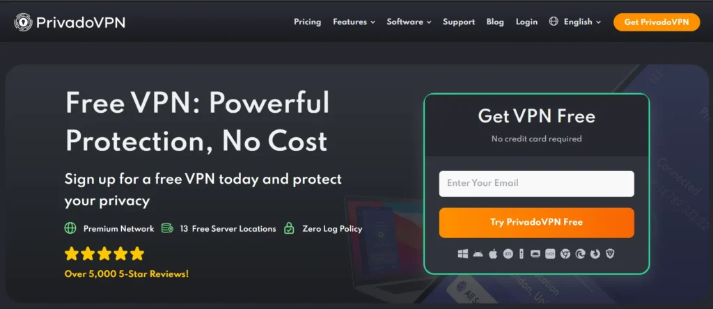 Privado VPN - Free VPN for China
