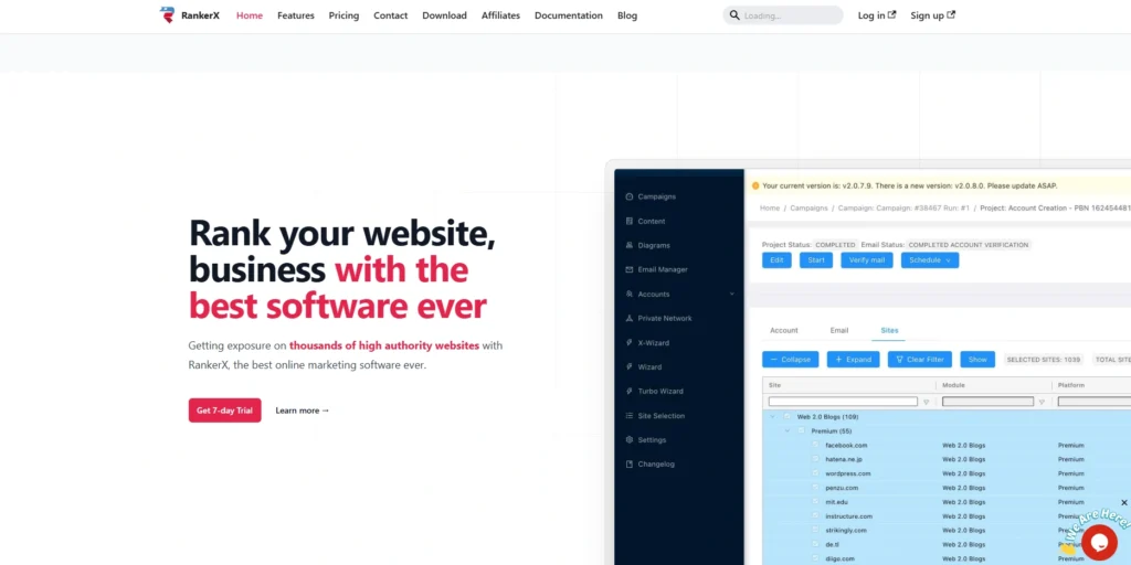 RankerX YouTube Backlinks Generator-YouTube Backlink Generator Tools