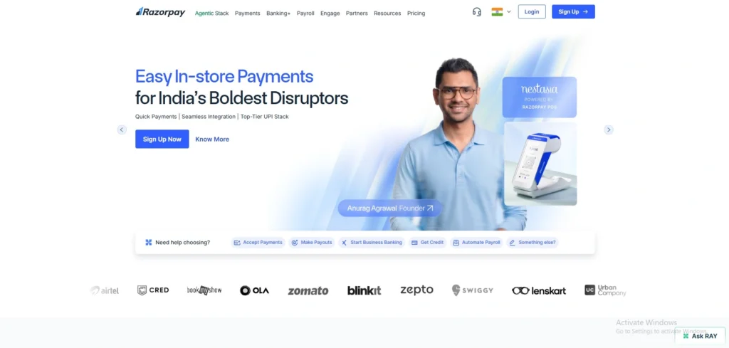 Unicorn Startups In India- Razorpay
