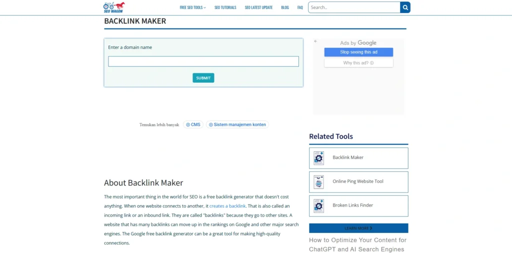 SEO Wagon Backlink Maker__-YouTube Backlink Generator Tools