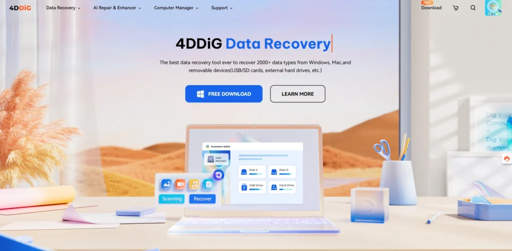 Tenorshare 4DDiG-Data Recovery Software for Mac