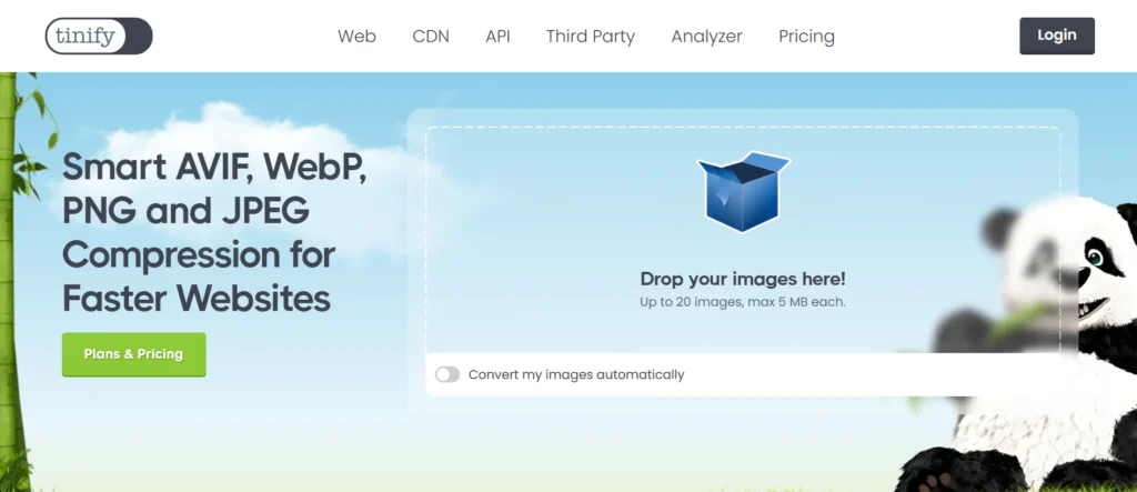 TinyPNG  - WordPress Image Optimization Plugins
