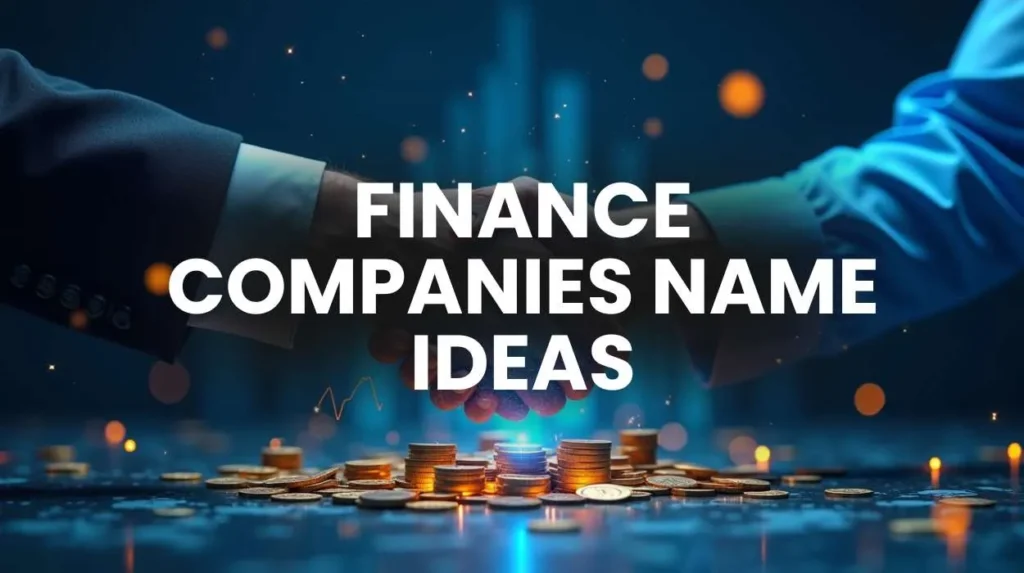 Finance Company Name Ideas