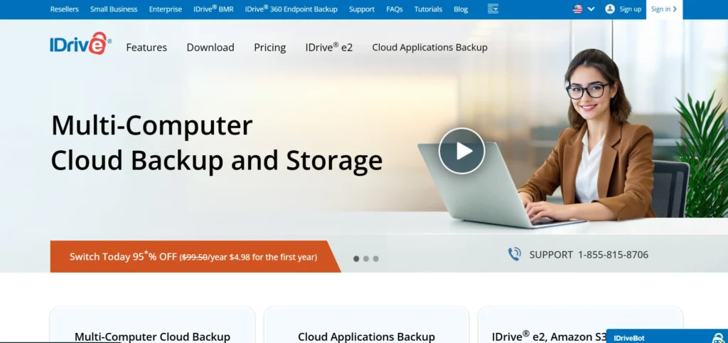 Cloud Storage Alternative - IDrive
