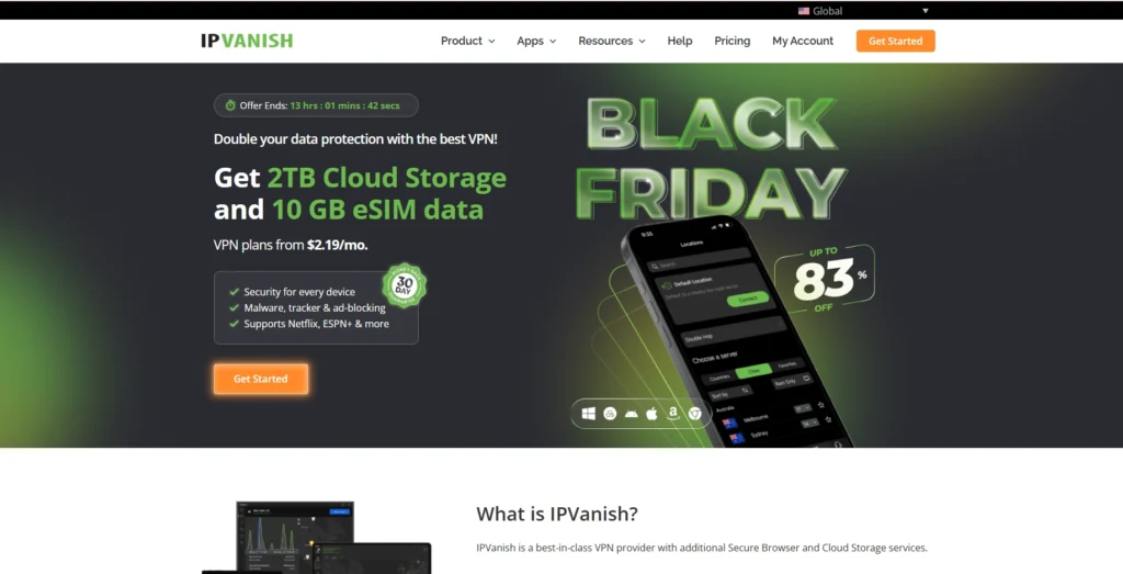 IPVanish-VPN for Android TV 