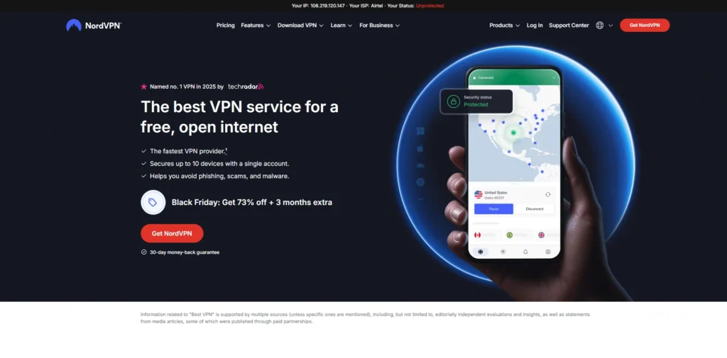NordVPN-VPN for Android TV 