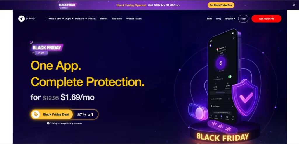 PureVPN-VPN for Firefox