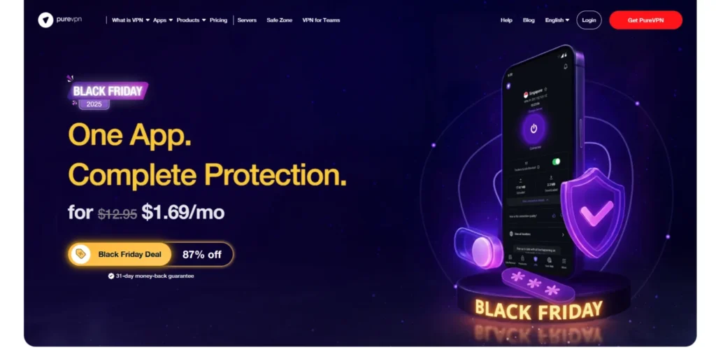 PureVPN - VPN for Gaming